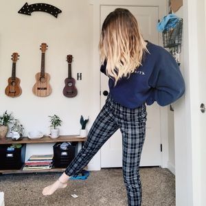 FOREVER 21 PLAID PANTS